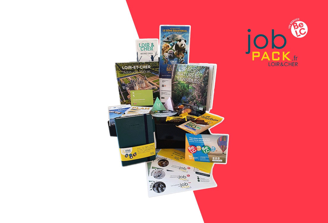 le coffret de bienvenue Jobpack Loir-et-Cher