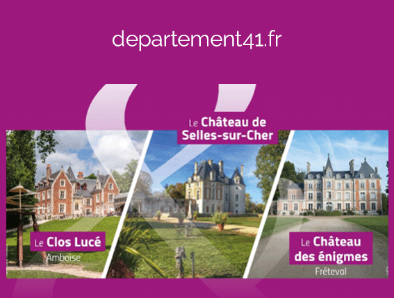 Rendez-vous aux Châteaux - invitation du Conseil Départemental de Loir & Cher