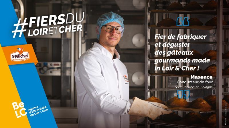 Portrait de Maxence Quercy, Conducteur de four chez St Michel Biscuits à Contre en Loir-et-Cher