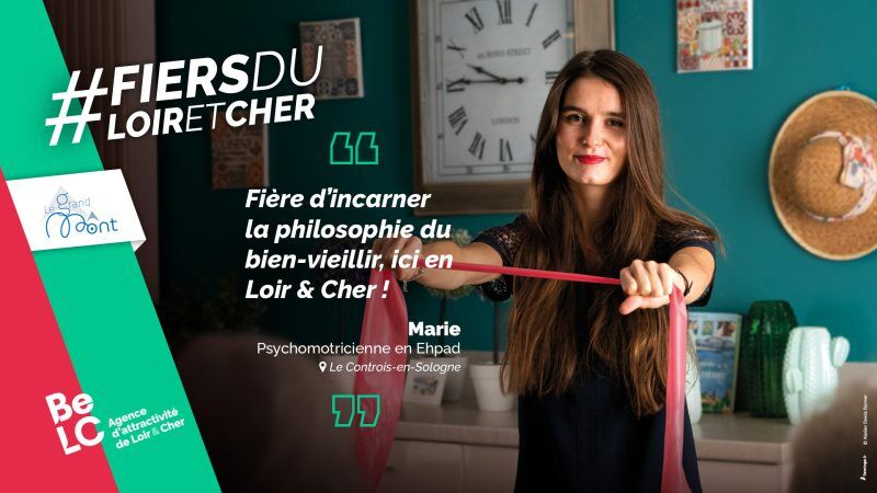 Portrait de Marie Debeuré, psychomotricienne en Ehpad dans le Loir-et-Cher